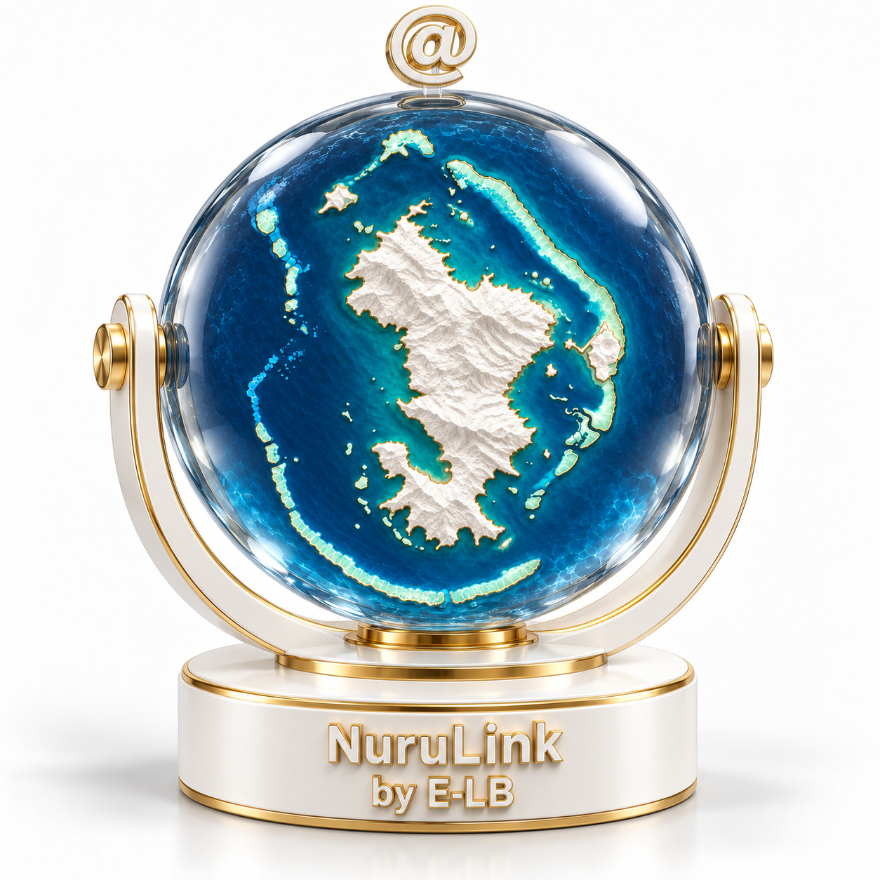 Globe de Mayotte pivotant, exploration en 3D